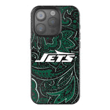 New York Jets Paisley Bling Phone Case
