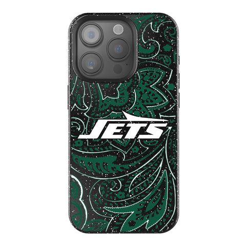 New York Jets Paisley Bling Phone Case