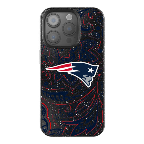 New England Patriots Paisley Bling Phone Case