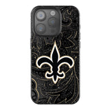 New Orleans Saints Paisley Bling Phone Case-0