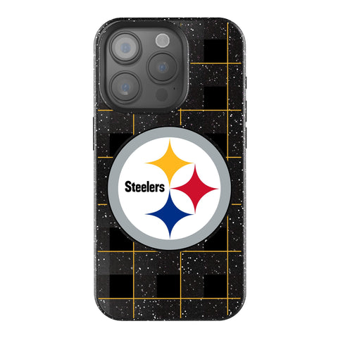 Pittsburgh Steelers Plaid Bling Phone Case