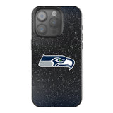 Seattle Seahawks Linen Bling Phone Case for Apple iPhone