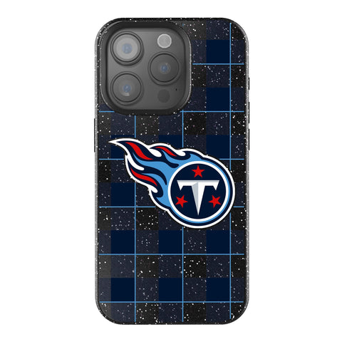 Tennessee Titans Plaid Bling Phone Case-0