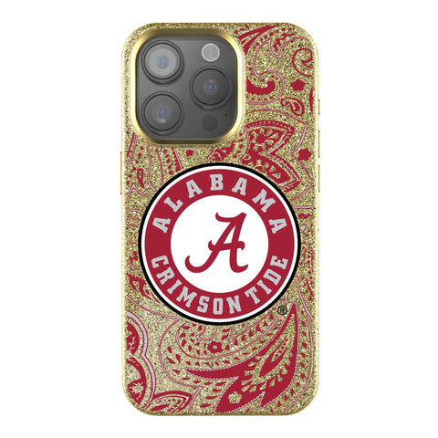 University of Alabama Crimson Tide Paisley Bling Phone Case