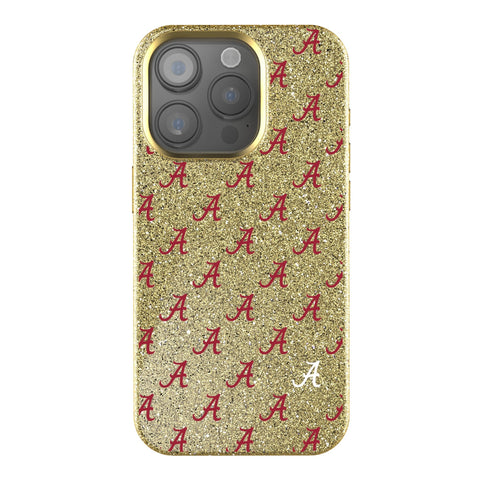 University of Alabama Crimson Tide Script A Fashion Pattern Bling Phone Case for Apple iPhone
