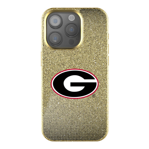 University of Georgia Bulldogs Linen Bling Phone Case for Apple iPhone
