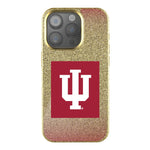 Indiana University Hoosiers Linen Bling Phone Case for Apple iPhone