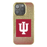 Indiana University Hoosiers Linen Bling Phone Case for Apple iPhone