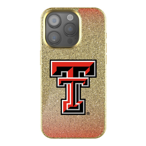 Texas Tech Red Raiders Linen Bling Phone Case for Apple iPhone