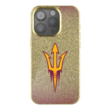 Arizona State University Sun Devils Linen Bling Phone Case for Apple iPhone