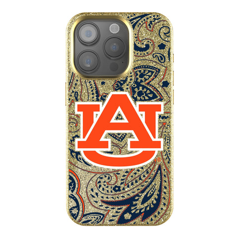 University of Auburn Tigers Paisley Bling Phone Case