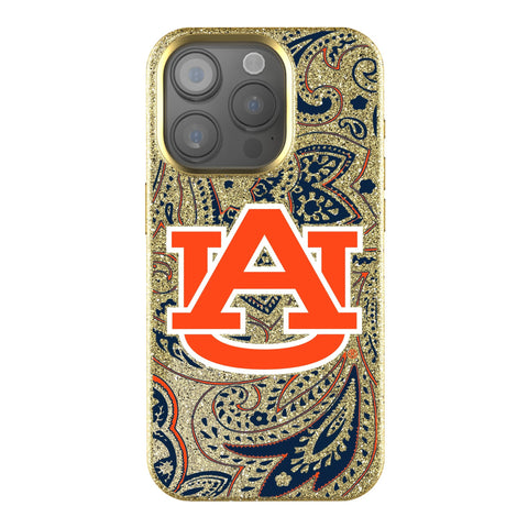 Auburn Tigers Paisley Bling Phone Case-0