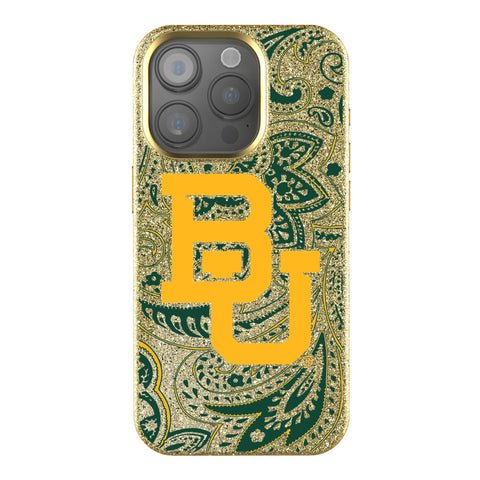 Baylor University Bears Paisley Bling Phone Case