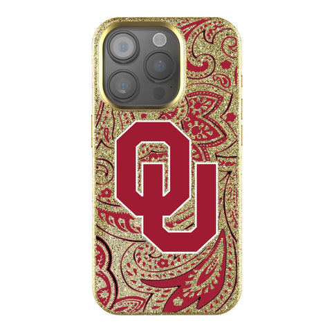 University of Oklahoma Sooners Paisley Bling Phone Case