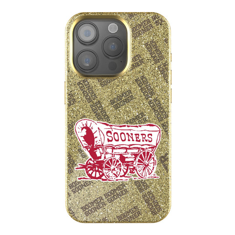 University of Oklahoma Sooners Quadtile Bling Phone Case for Apple iPhone