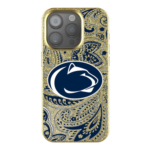 Pennsylvania State University Nittany Lions Paisley Bling Phone Case