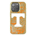 University of Tennessee Volunteers Paisley Bling Phone Case