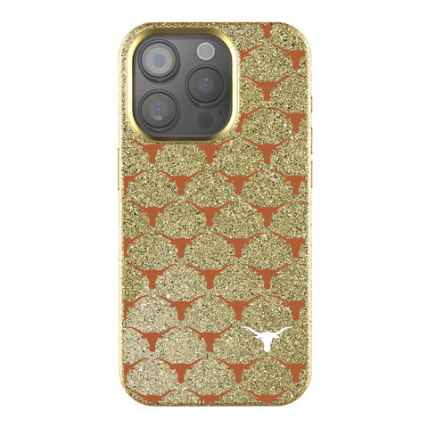 University of Texas Longhorns Fashion Pattern Bling Phone Case for Apple iPhone-0