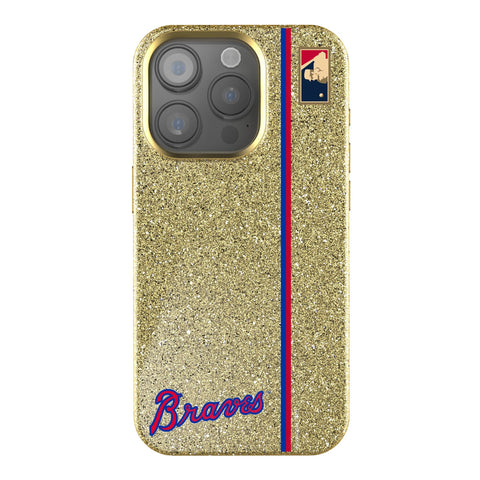 Atlanta Braves Home 2012 - Cooperstown Collection Sidebar Bling Phone Case