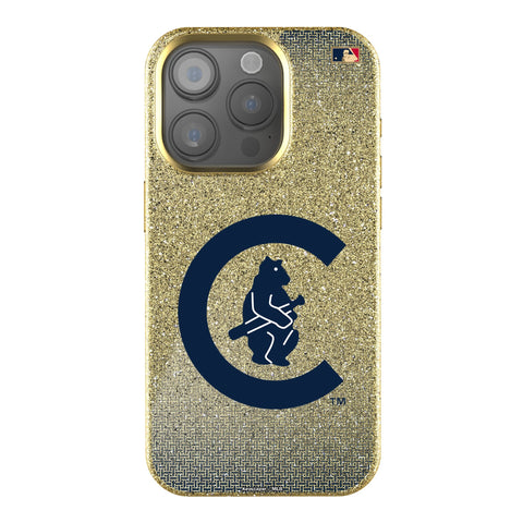 Chicago Cubs 1911-1912 - Cooperstown Collection Linen Bling Phone Case for Apple iPhone