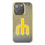 Seattle Mariners 1977-1980 - Cooperstown Collection Linen Bling Phone Case for Apple iPhone