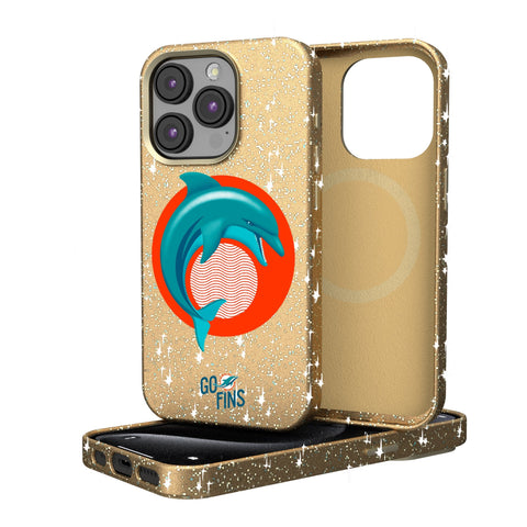 Miami Dolphins 2024 Illustrated Limited Edition Bling Phone Case-0