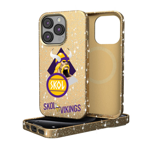 Minnesota Vikings 2024 Illustrated Limited Edition Bling Phone Case-0