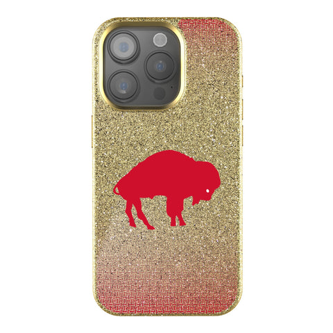 Buffalo Bills Historic Collection Linen Bling Phone Case for Apple iPhone