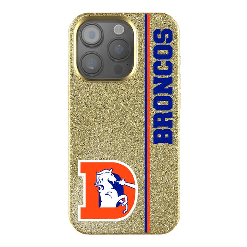 Denver Broncos 1993-1996 Historic Collection Sidebar Bling Phone Case