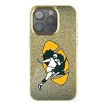 Green Bay Packers Historic Collection Linen Bling Phone Case for Apple iPhone