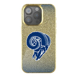 Los Angeles Rams Historic Collection Linen Bling Phone Case for Apple iPhone