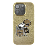 New Orleans Saints Historic Collection Linen Bling Phone Case for Apple iPhone