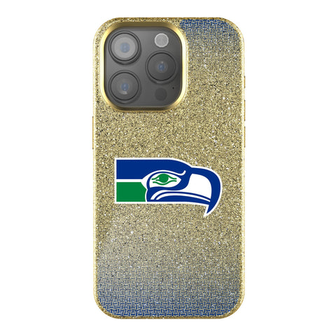 Seattle Seahawks Historic Collection Linen Bling Phone Case for Apple iPhone