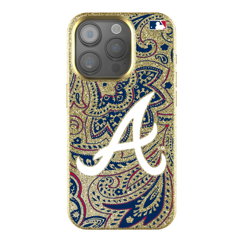 Atlanta Braves Paisley Bling Phone Case