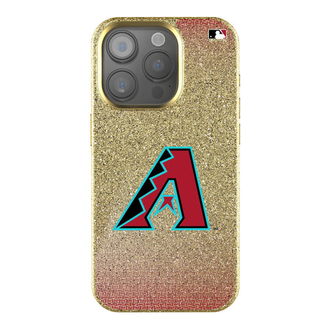 Arizona Diamondbacks Linen Bling Phone Case for Apple iPhone-0