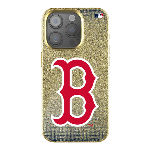 Boston Red Sox Linen Bling Phone Case for Apple iPhone-0