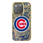 Chicago Cubs Paisley Bling Phone Case-0