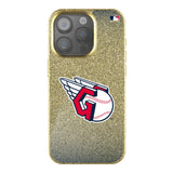Cleveland Guardians Linen Bling Phone Case for Apple iPhone