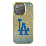 LA Dodgers Linen Bling Phone Case for Apple iPhone