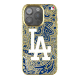 LA Dodgers Paisley Bling Phone Case for Apple iPhone