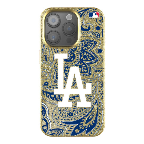 LA Dodgers Paisley Bling Phone Case-0