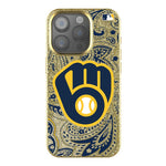 Milwaukee Brewers Paisley Bling Phone Case