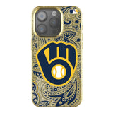 Milwaukee Brewers Paisley Bling Phone Case