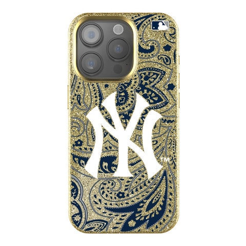 New York Yankees Paisley Bling Phone Case