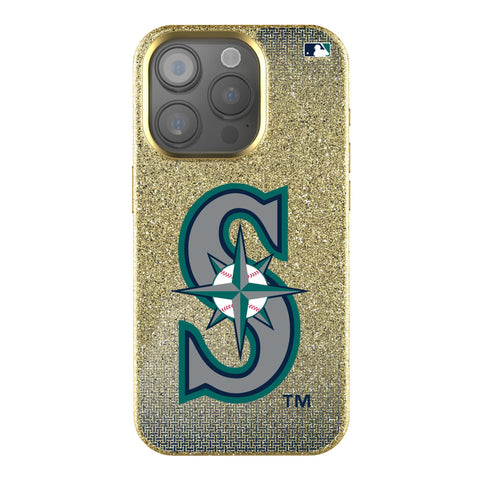 Seattle Mariners Linen Bling Phone Case for Apple iPhone