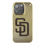 San Diego Padres Linen Bling Phone Case for Apple iPhone-0