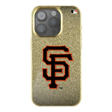 San Francisco Giants Linen Bling Phone Case for Apple iPhone-0