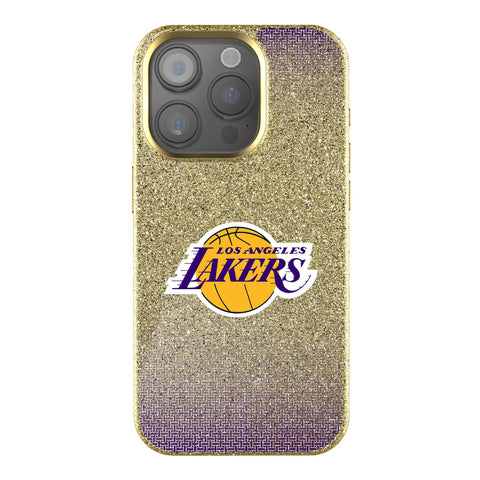 Los Angeles Lakers Linen Bling Phone Case for Apple iPhone
