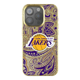 Los Angeles Lakers Paisley Bling Phone Case
