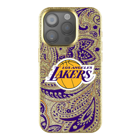 Los Angeles Lakers Paisley Bling Phone Case